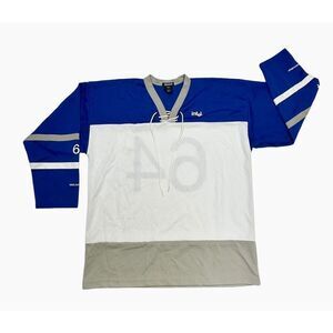 Bishop Intel Hockey Practice Jersey Blue, White, Gray Size Medium Number 64